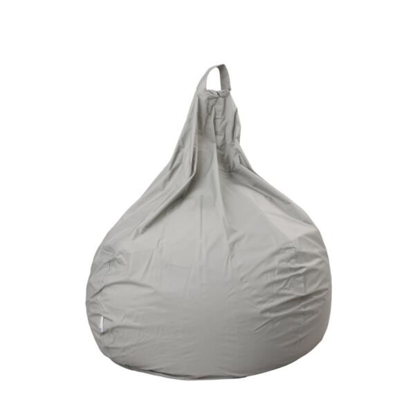 Puf Pera XL Gris Perla